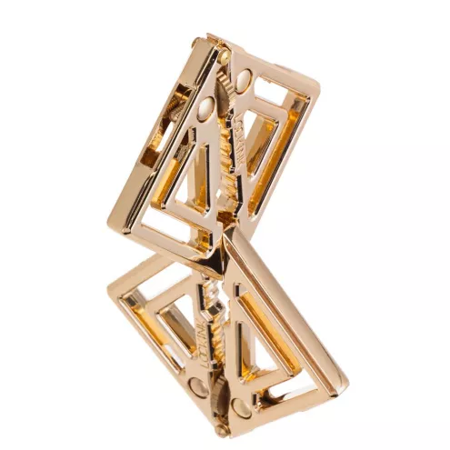 Затискачі для сосків з легкою підвіскою LOCKINK Adjustable Nipple Clamps with Light Pendant - Golden