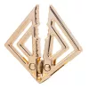 Затискачі для сосків з легкою підвіскою LOCKINK Adjustable Nipple Clamps with Light Pendant - Golden