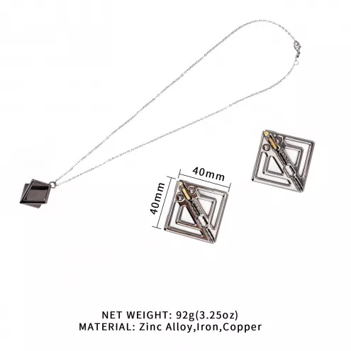 Затискачі для сосків з легкою підвіскою LOCKINK Adjustable Nipple Clamps with Light Pendant - Grey