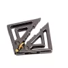 Затискачі для сосків з легкою підвіскою LOCKINK Adjustable Nipple Clamps with Light Pendant - Grey