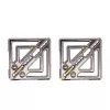 Затискачі для сосків з легкою підвіскою LOCKINK Adjustable Nipple Clamps with Light Pendant - Grey