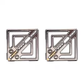 Затискачі для сосків з легкою підвіскою LOCKINK Adjustable Nipple Clamps with Light Pendant - Grey - 2