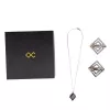 Затискачі для сосків з легкою підвіскою LOCKINK Adjustable Nipple Clamps with Light Pendant - Grey