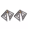 Затискачі для сосків з легкою підвіскою LOCKINK Adjustable Nipple Clamps with Light Pendant - Grey