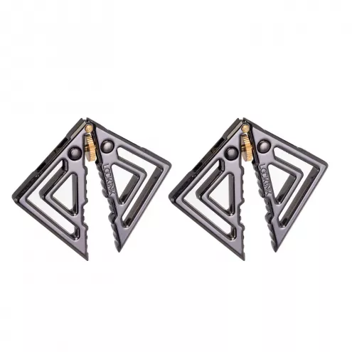 Затискачі для сосків з легкою підвіскою LOCKINK Adjustable Nipple Clamps with Light Pendant - Grey