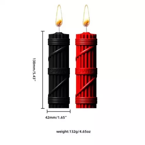 Свечи для BDSM LOCKINK SEVANDA Fetish Drip Candles Set 2 шт