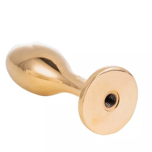 Металева анальна пробка Лисий хвіст LOCKINK SEVANDA White Fox-Tail Anal Rose-shape Plug