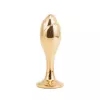 Металева анальна пробка Лисий хвіст LOCKINK SEVANDA White Fox-Tail Anal Rose-shape Plug