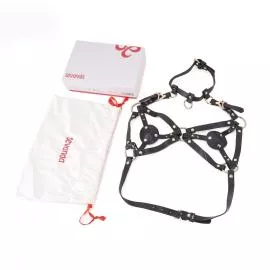 Портупея на грудь LOCKINK SEVANDA Queen Chest Harness with Removable Bra - 9