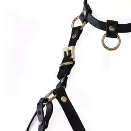 Портупея на грудь LOCKINK SEVANDA Queen Chest Harness with Removable Bra - 7