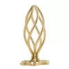 Анальная пробка LOCKINK SEVANDA Hollow Spiral Golden Metal Anal Plug - L size