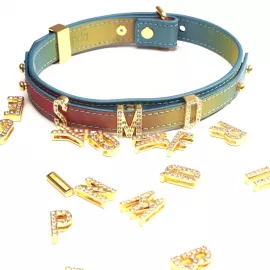 Ошейник LOCKINK Multi-color DIY Alphabet Collar - 7
