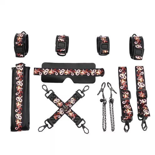 Набір БДСМ LOCKINK The Flowering Serpent - Bondage Set, 7 шт.