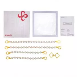 Перлинні наручники та поножі LOCKINK Pearl Handcuffs & Anklecuffs - 5