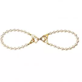 Перлинні наручники та поножі LOCKINK Pearl Handcuffs & Anklecuffs - 4