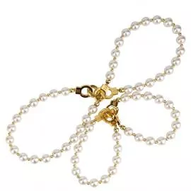 Перлинні наручники та поножі LOCKINK Pearl Handcuffs & Anklecuffs - 3
