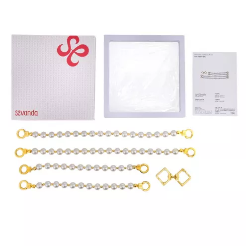 Перлинні наручники та поножі LOCKINK Pearl Handcuffs & Anklecuffs
