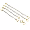 Перлинні наручники та поножі LOCKINK Pearl Handcuffs & Anklecuffs