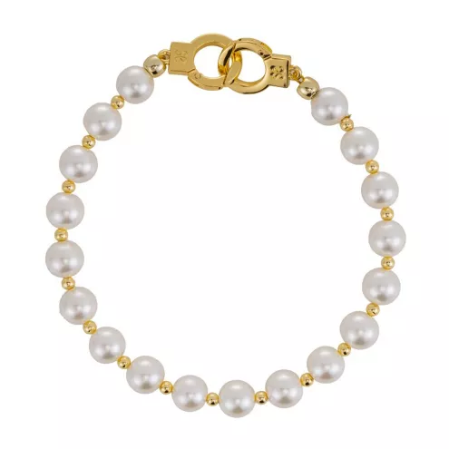 Перлинні наручники та поножі LOCKINK Pearl Handcuffs & Anklecuffs