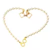 Перлинні наручники та поножі LOCKINK Pearl Handcuffs & Anklecuffs