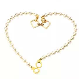 Перлинні наручники та поножі LOCKINK Pearl Handcuffs & Anklecuffs - 9