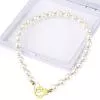 Перлинний нашийник з повідцем LOCKINK Pearl Collar & Leash Set