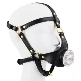 Маска-збруя для орального сексу LOCKINK SEVANDA Blowjob Head Harness - 2