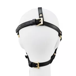 Маска-збруя для орального сексу LOCKINK SEVANDA Blowjob Head Harness - 4