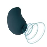 Вакуумний стимулятор Fun Factory MEA velvet green, унікальні режими, функція посторгазм