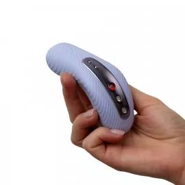 Накладной вибратор Fun Factory LAYA III soft violet, эффект постукивания пальцем - 9