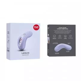 Накладной вибратор Fun Factory LAYA III soft violet, эффект постукивания пальцем - 10