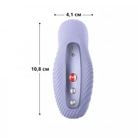 Накладной вибратор Fun Factory LAYA III soft violet, эффект постукивания пальцем - 7
