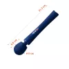 Вибромассажер Fun Factory VIM Vibrating Wand midnight blue, супермощный и легкий, до 6 часов работы