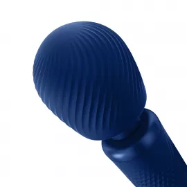 Вибромассажер Fun Factory VIM Vibrating Wand midnight blue, супермощный и легкий, до 6 часов работы - 6