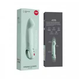 Пульсатор для точки G Fun Factory STRONIC G FORTE sage green, 8 режимів, суперпотужний - 5