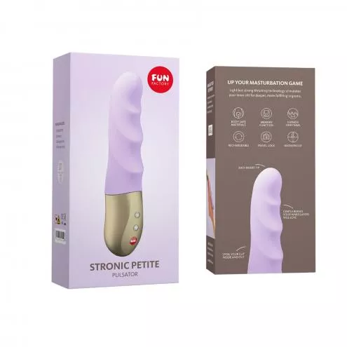 Міні-пульсатор Fun Factory STRONIC PETITE pastel lilac, 8 режимів, підходить для початківців