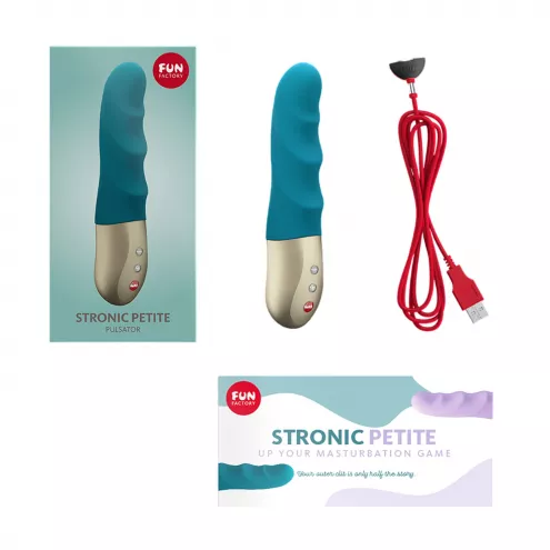 Міні-пульсатор Fun Factory STRONIC PETITE deep sea blue, 8 режимів, підходить для початківців