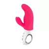 Вібратор-кролик Fun Factory MISS BI pink/white, 2 незалежні мотори, діаметр 4,2 см