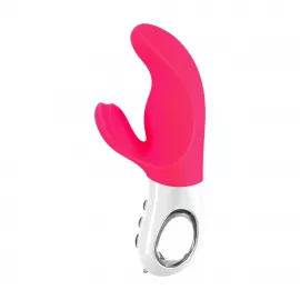 Вібратор-кролик Fun Factory MISS BI pink/white, 2 незалежні мотори, діаметр 4,2 см - 5
