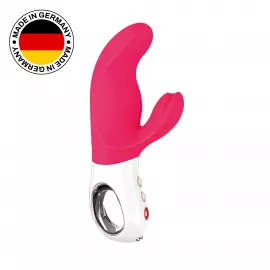 Вібратор-кролик Fun Factory MISS BI pink/white, 2 незалежні мотори, діаметр 4,2 см - 1