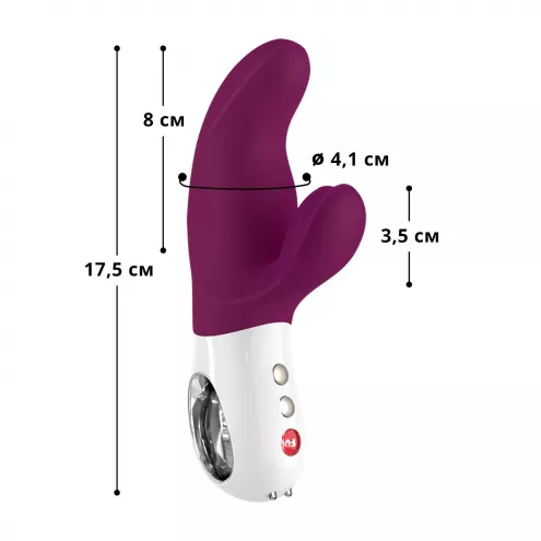 Вибратор-кролик Fun Factory MISS BI grape/white