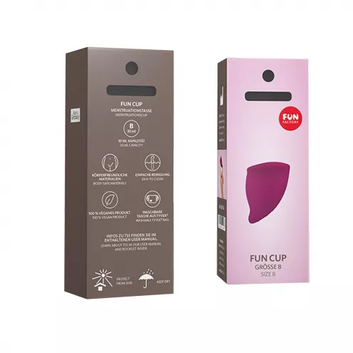 Менструальна чаша Fun Factory FUN CUP SIZE B, багаторазова