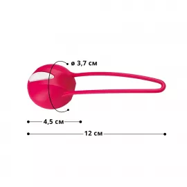Вагинальный шарик Fun Factory SMARTBALL UNO, красный - 3