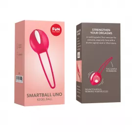 Вагинальный шарик Fun Factory SMARTBALL UNO, красный - 6
