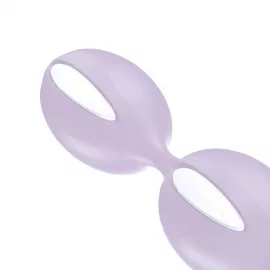 Вагинальные шарики Fun Factory SMARTBALLS DUO, сиренево-белые, 2 шт - 3