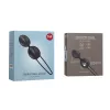 Вагинальные шарики Fun Factory SMARTBALLS DUO, черно-серые, 2 шт