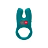 Эрекционное виброкольцо с двойной стимуляцией клитора Fun Factory NŌS deep sea blue, 2 мотора