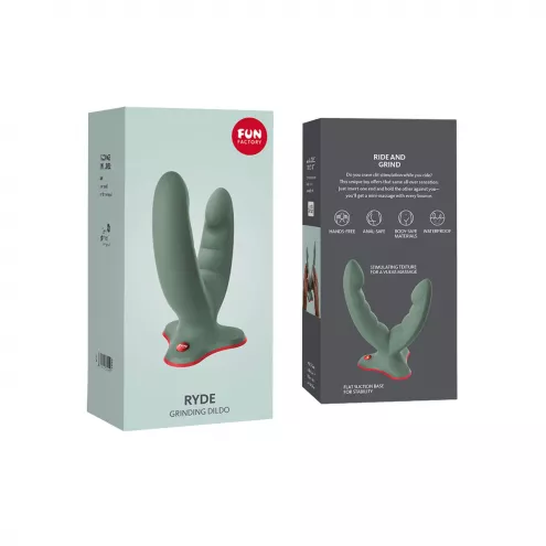 Подвійний фалоімітатор Fun Factory RYDE wild olive