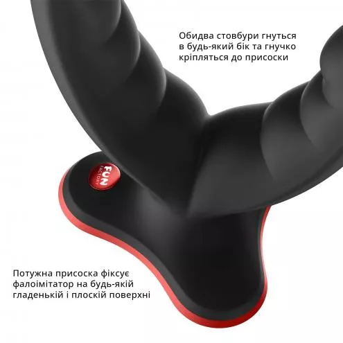 Двойной фаллоимитатор Fun Factory RYDE black