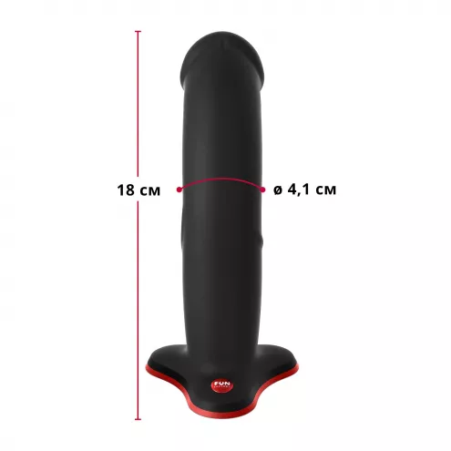 Фаллоимитатор Fun Factory THE BOSS STUB, черный, реалистичная текстура